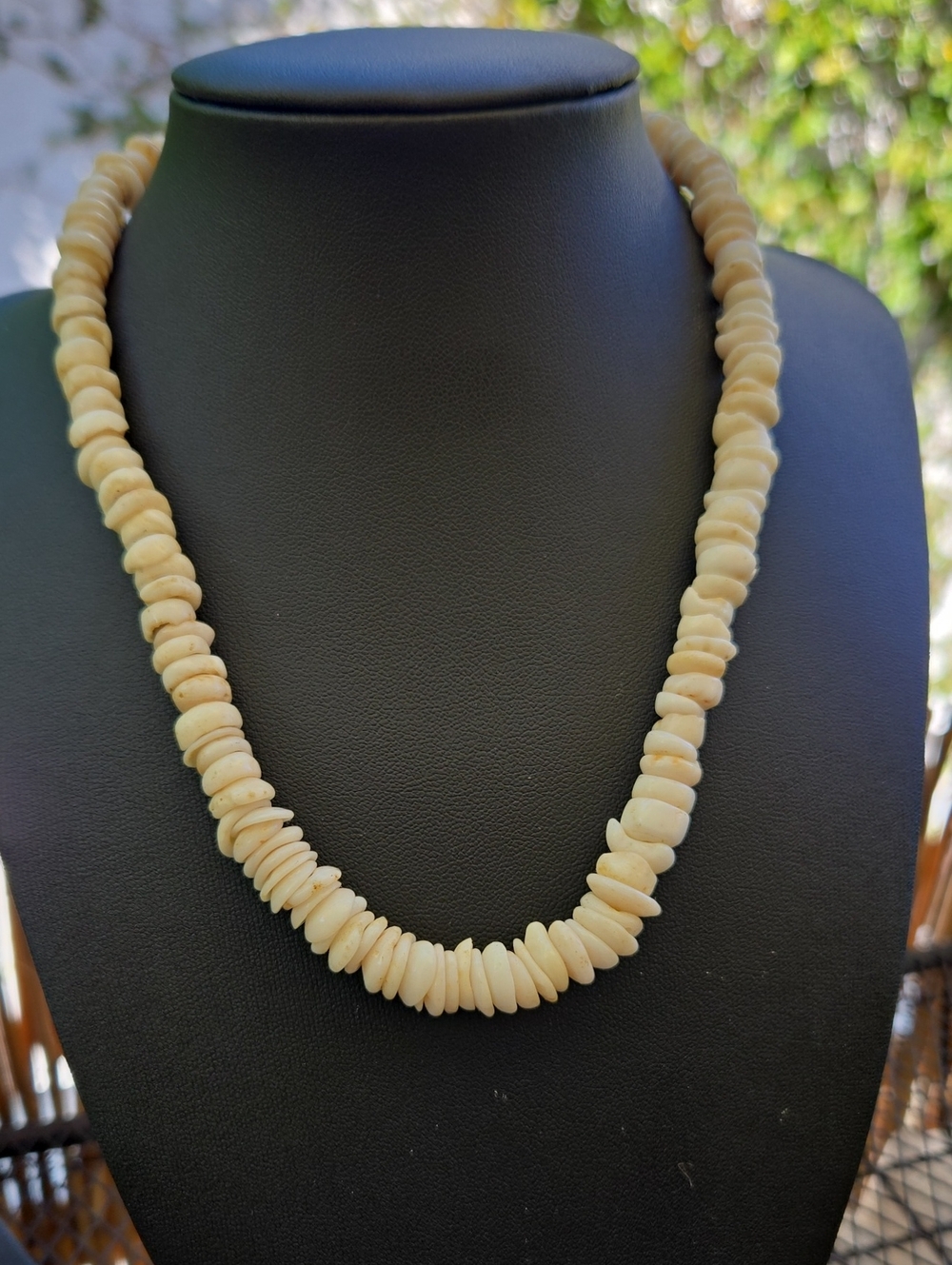 Puka Natural Cream Hawaiian Puka Shell Necklace